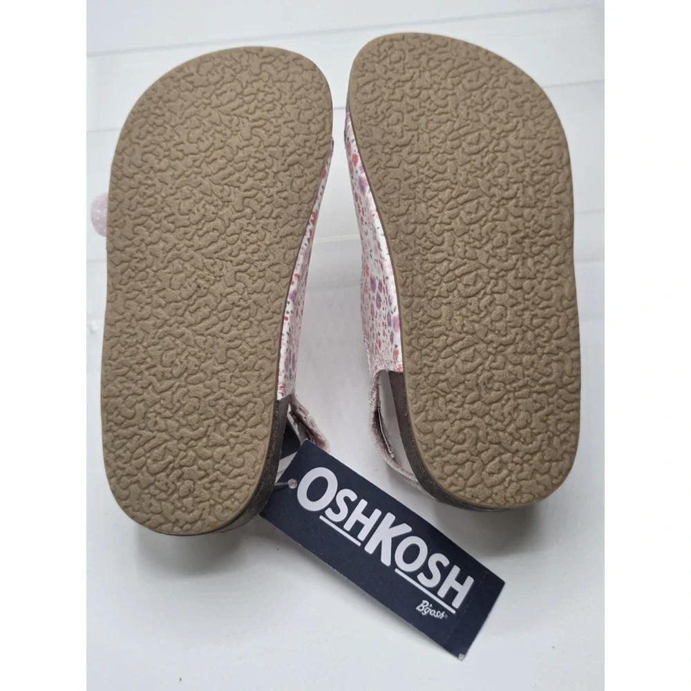 OshKosh B'Gosh Toddler Girls Hook & Loop Strap Contoured Footbed Sandal Sz 10